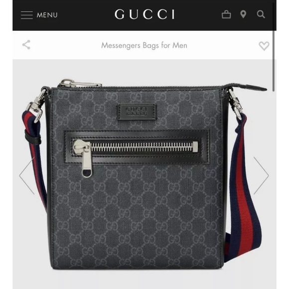 Gucci GG Supreme Men’s Messenger Bag Small - Picture 4 of 5